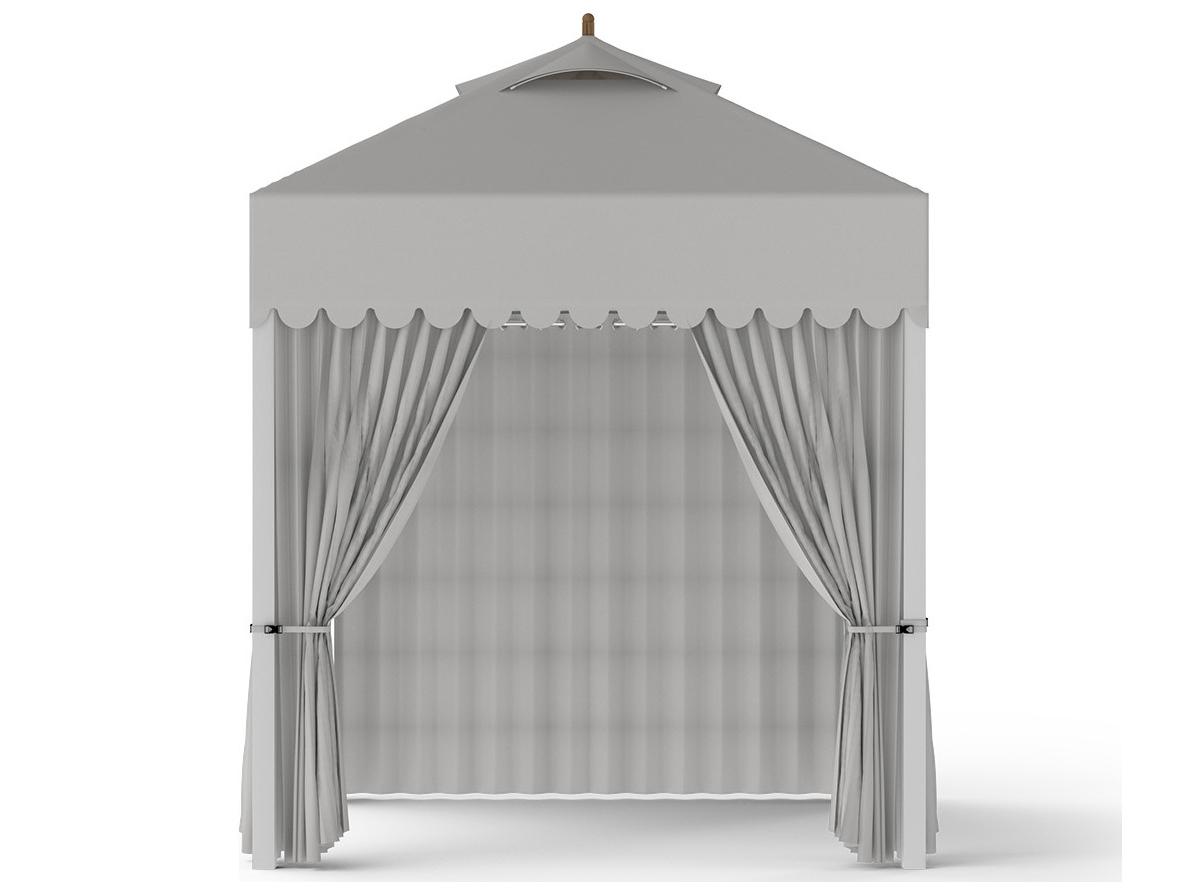 MamaGreen Sombrero 8 x 8 Foot Aluminum Canopy Gazebo with Wind Vent
