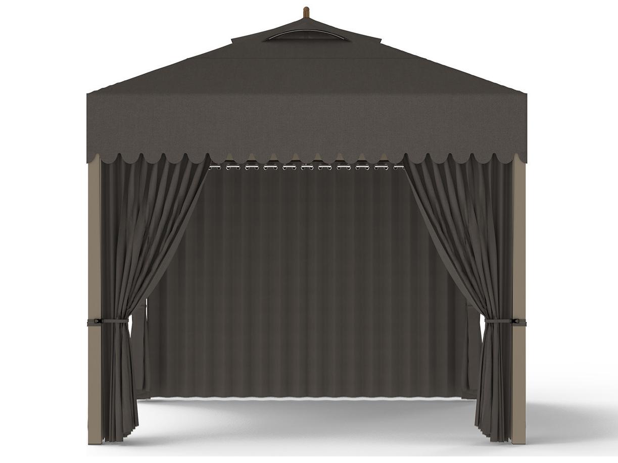 MamaGreen Sombrero Aluminum 10 x 10 Foot Canopy Gazebo with Wind Vent
