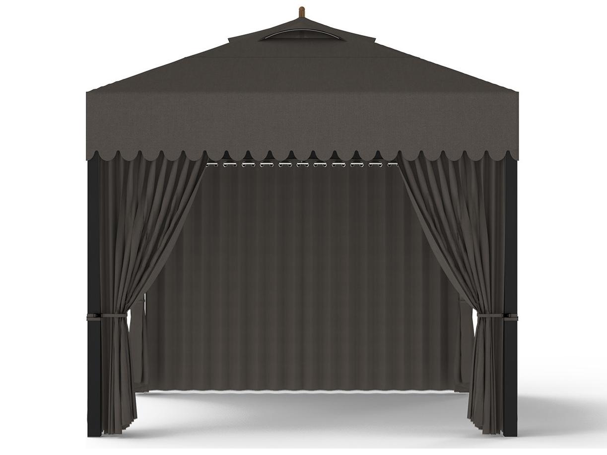 MamaGreen Sombrero Aluminum 10 x 10 Foot Canopy Gazebo with Wind Vent