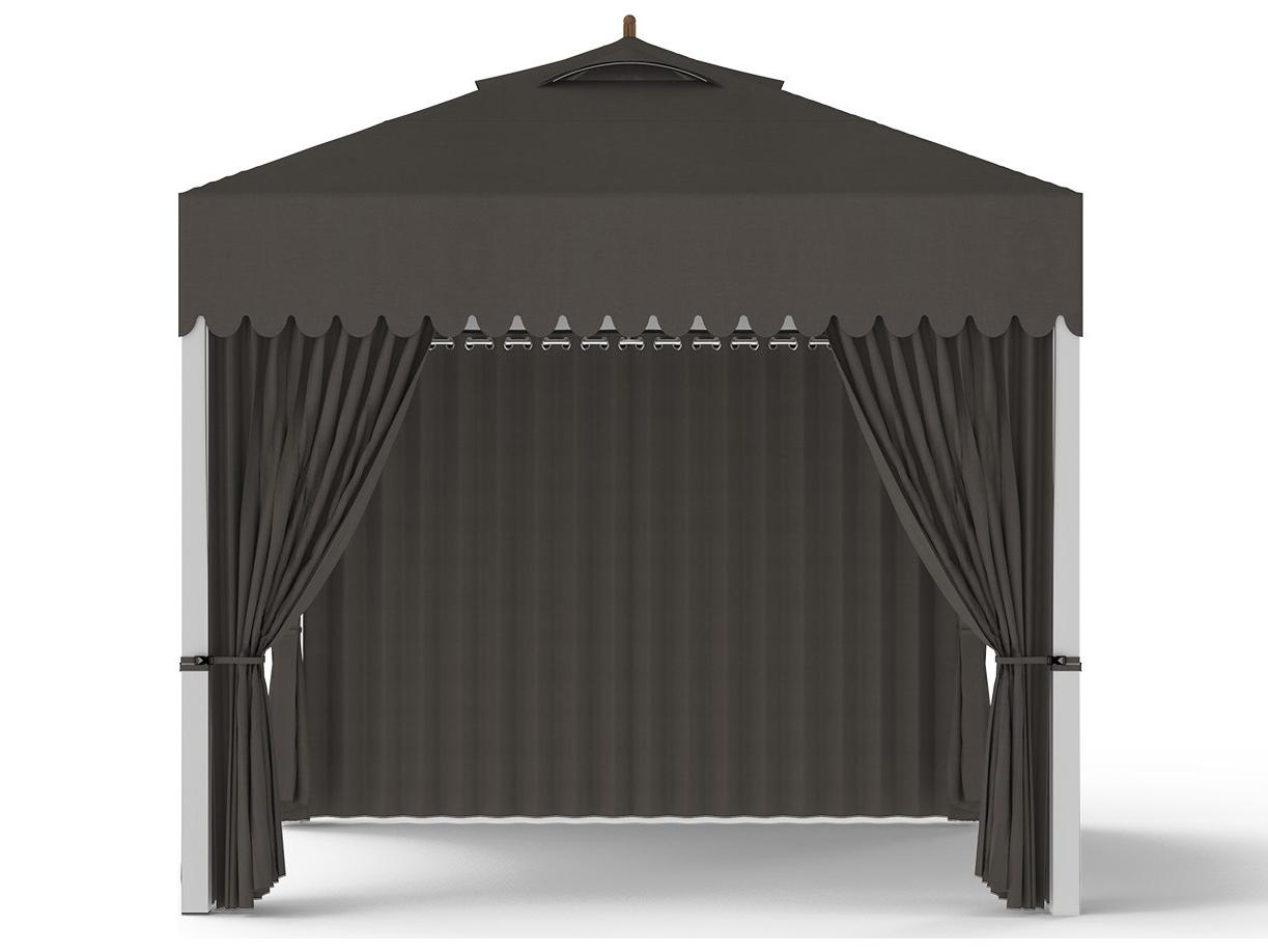MamaGreen Sombrero Aluminum 10 x 10 Foot Canopy Gazebo with Wind Vent