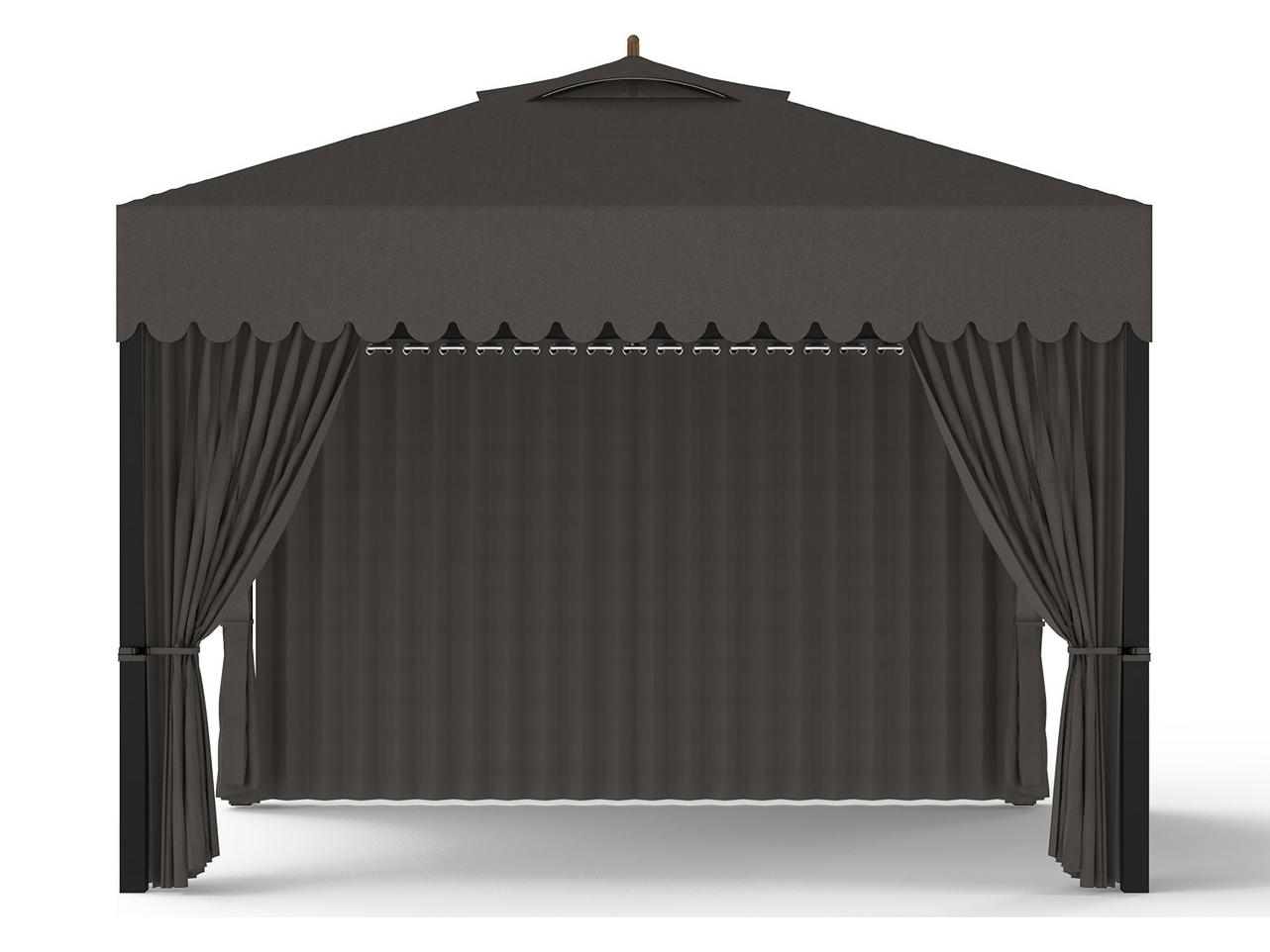 MamaGreen Sombrero 12 x 10 Foot Aluminum Canopy Gazebo with Wind Vent