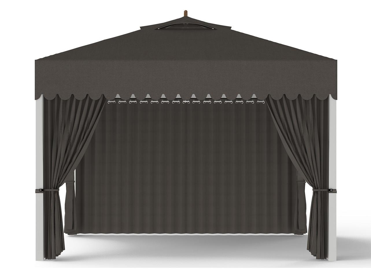 MamaGreen Sombrero 12 x 10 Foot Aluminum Canopy Gazebo with Wind Vent
