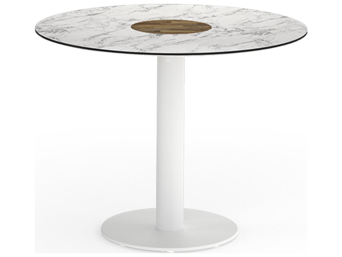 MamaGreen Stizzy Aluminum Round Patio Bistro Table