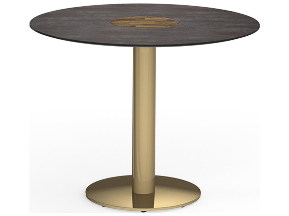 MamaGreen Stizzy Aluminum Round Patio Bistro Table