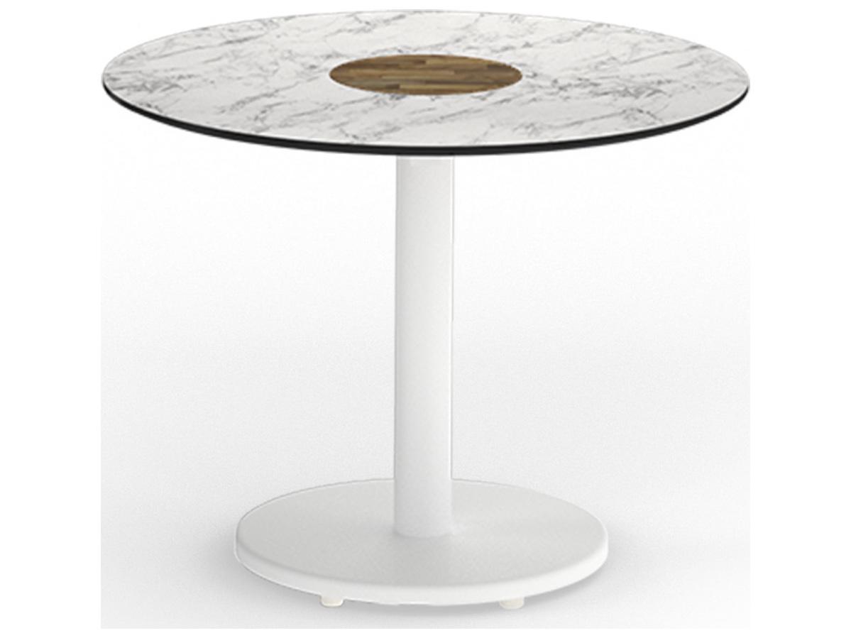 MamaGreen Stizzy Aluminum Round Patio Coffee Table