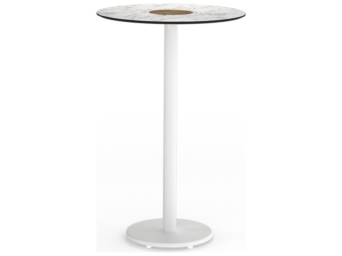 MamaGreen Stizzy Aluminum Round Outdoor Bar Table
