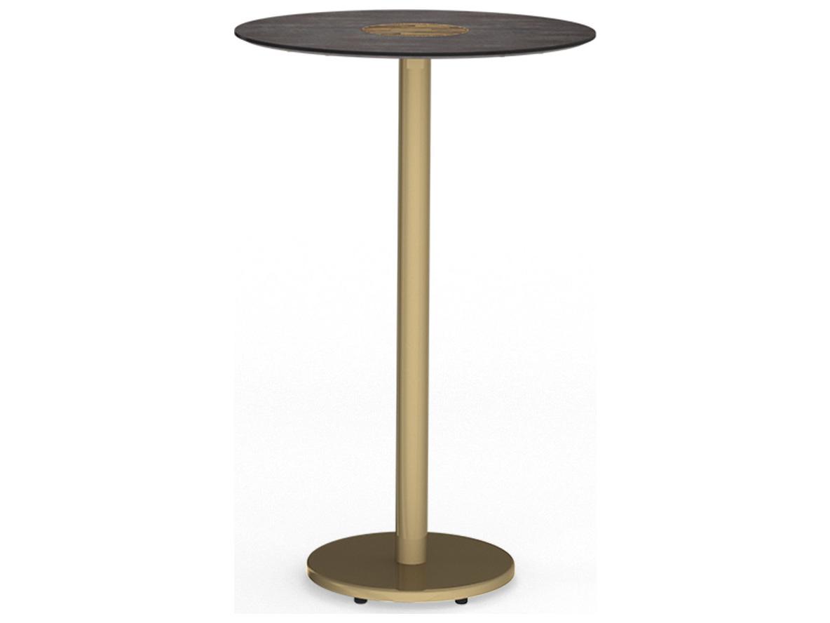 MamaGreen Stizzy Aluminum Round Outdoor Bar Table