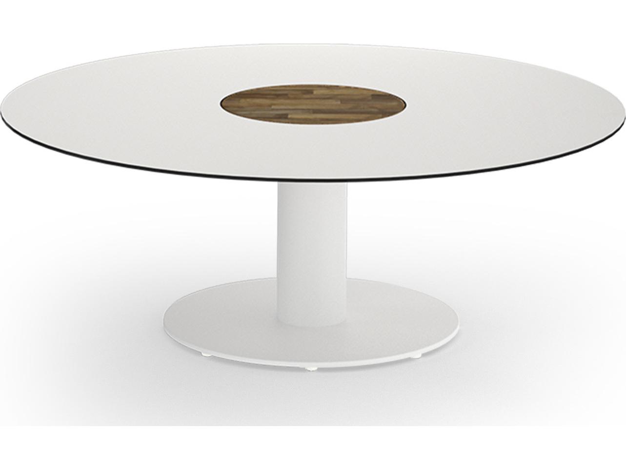 MamaGreen Stizzy Aluminum Round Outdoor Patio Chat Table