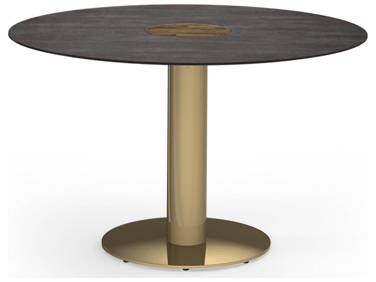 MamaGreen Stizzy Aluminum Round Outdoor Patio Dining Table