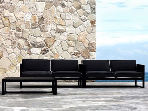 MamaGreen Mono Aluminum Cushion Patio Lounge Set