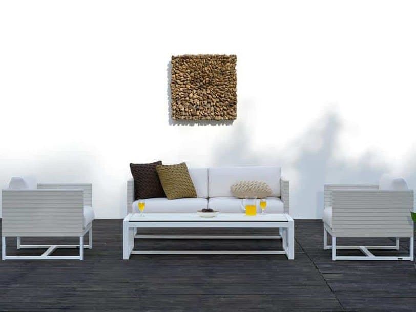 MamaGreen Mono Aluminum Cushion Outdoor Lounge Set