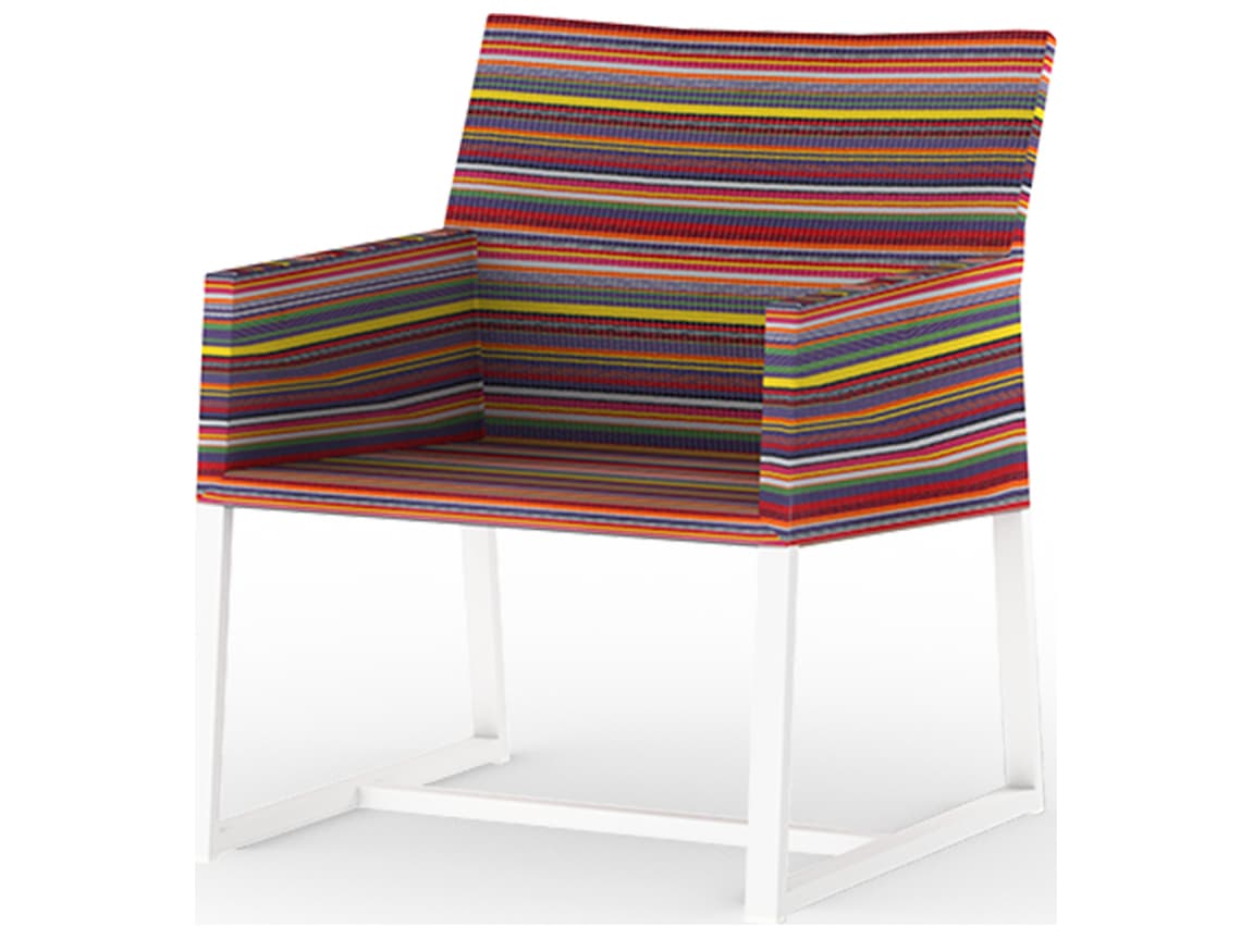 MamaGreen Stripe Aluminum Sling Outdoor Patio Lounge Chair