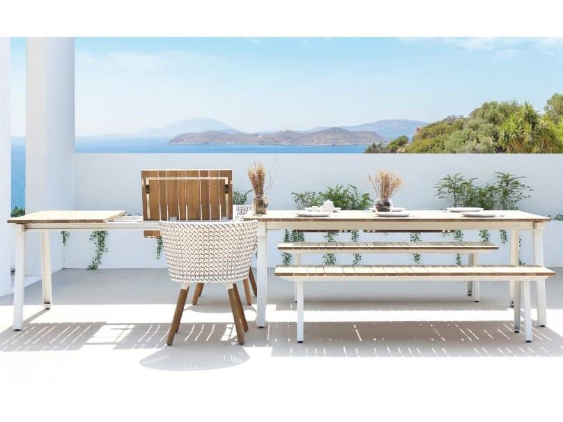 MamaGreen Maxximus Steel Outdoor Dining Set
