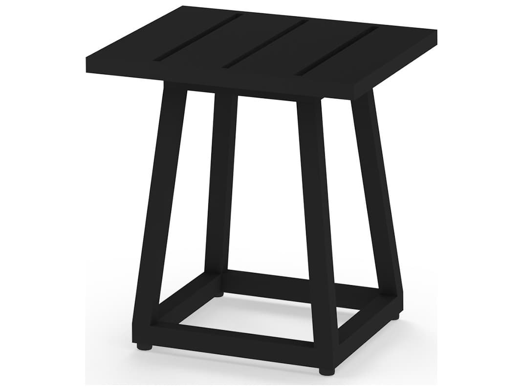 MamaGreen Allux Aluminum Square Small Outdoor End Table