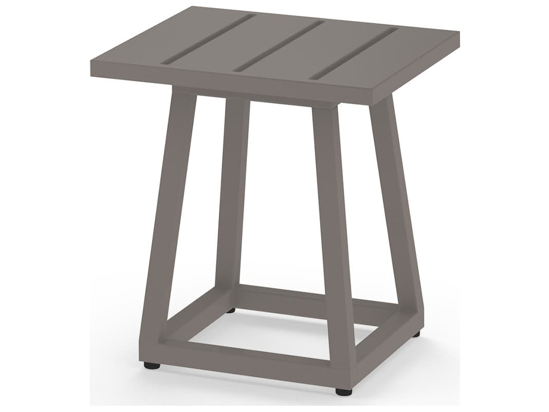 MamaGreen Allux Aluminum Square Small Outdoor End Table