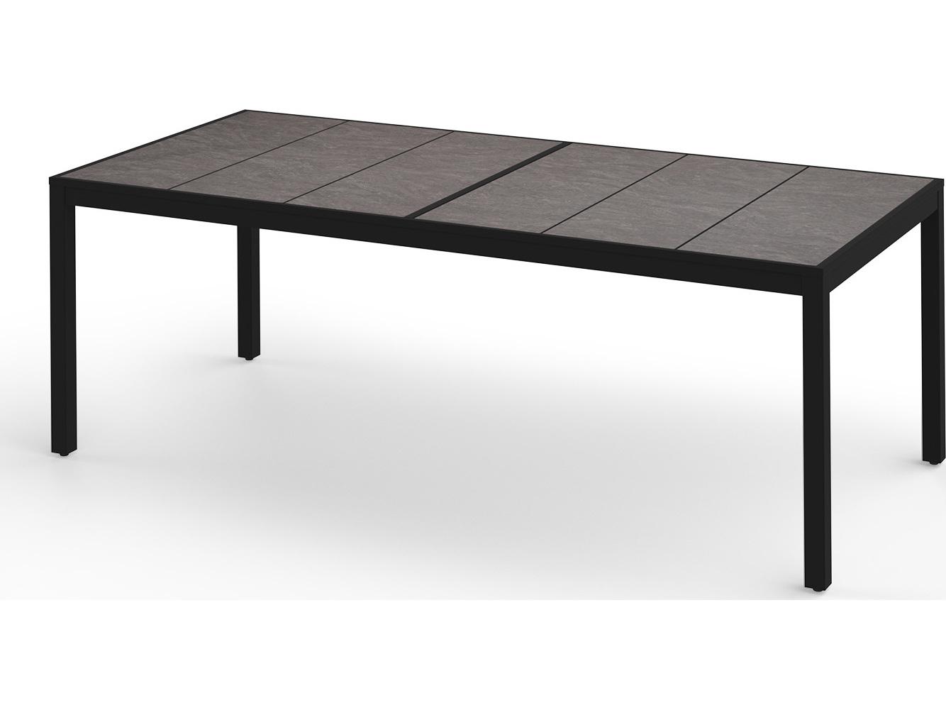 MamaGreen Allux Aluminum Rectangular Outdoor Dining Table