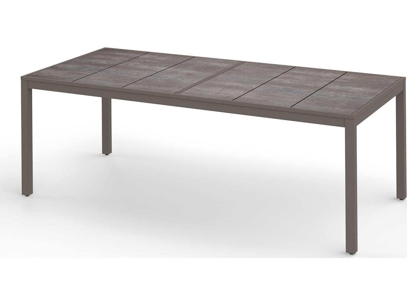 MamaGreen Allux Aluminum Rectangular Outdoor Dining Table