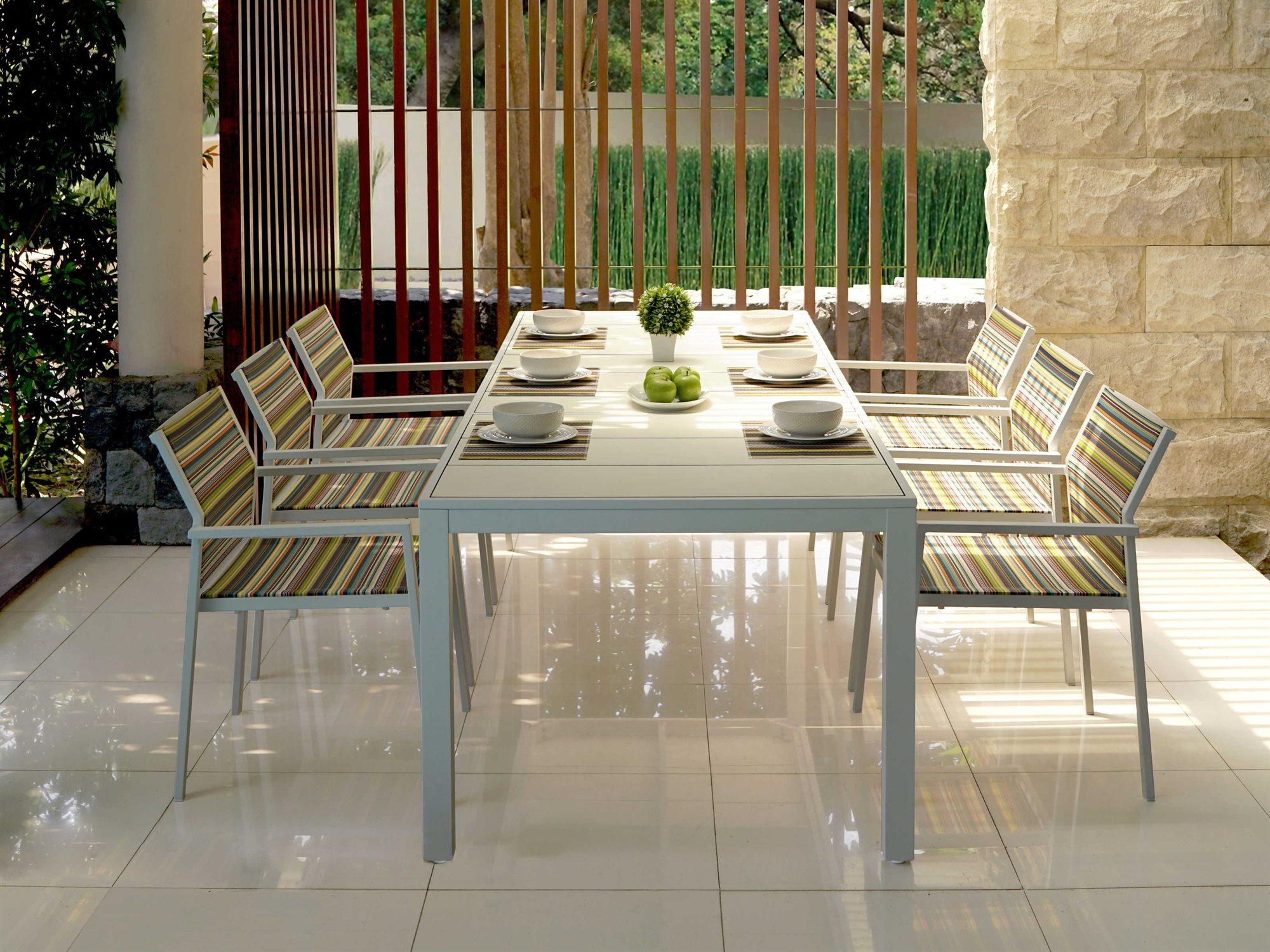 Mamagreen Allux Aluminum Outdoor Dining Set