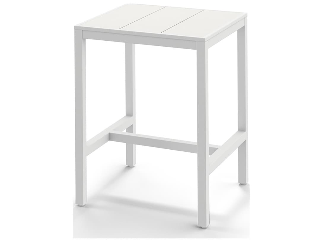 MamaGreen Allux Aluminum Square Patio Bar Table