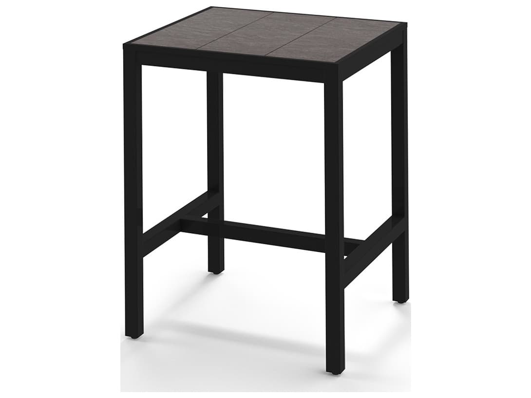 MamaGreen Allux Aluminum Square Patio Bar Table