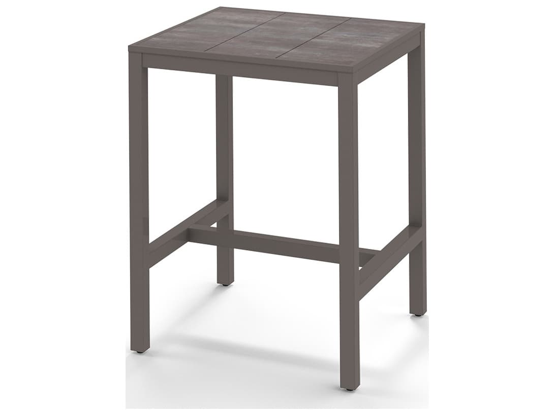 MamaGreen Allux Aluminum Square Patio Bar Table