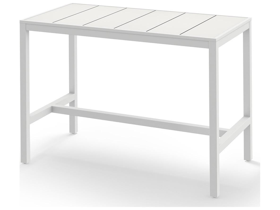 MamaGreen Allux Aluminum Rectangular Outdoor Bar Table