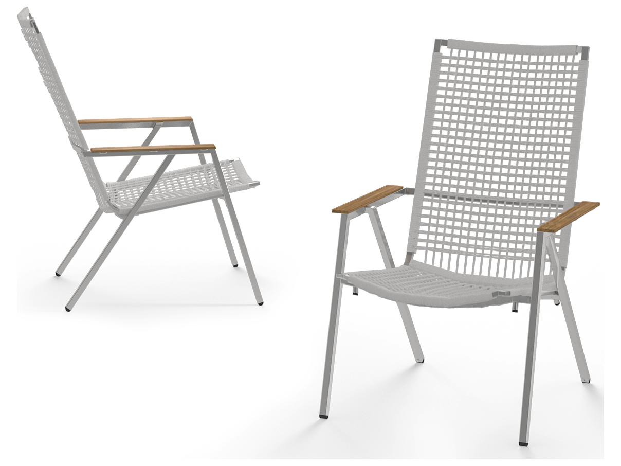 MamaGreen Olaf Stainless Steel Wicker Easy Outdoor Lounge Chair