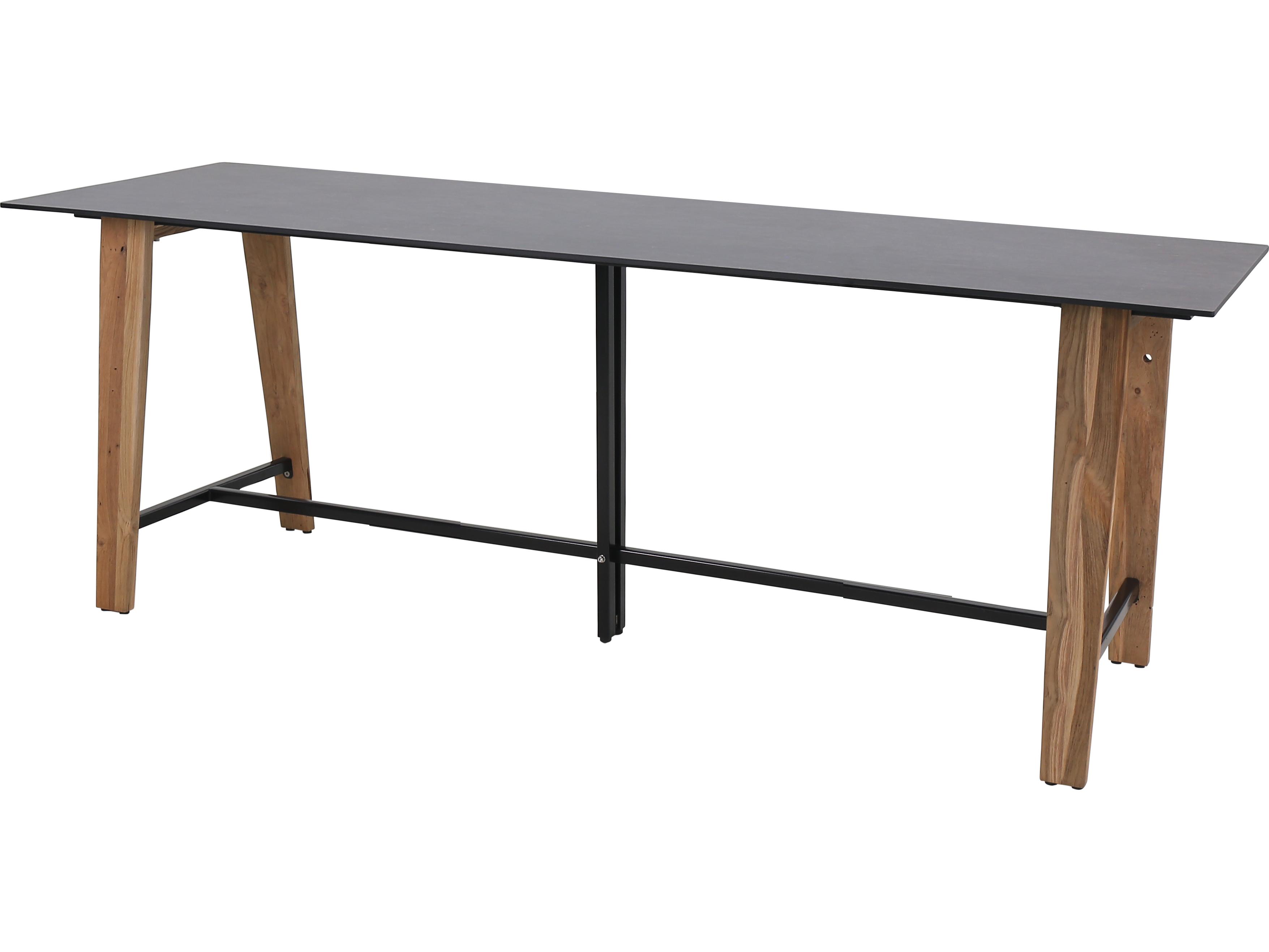 MamaGreen Sato Teak Rectangular Outdoor Patio Counter Table