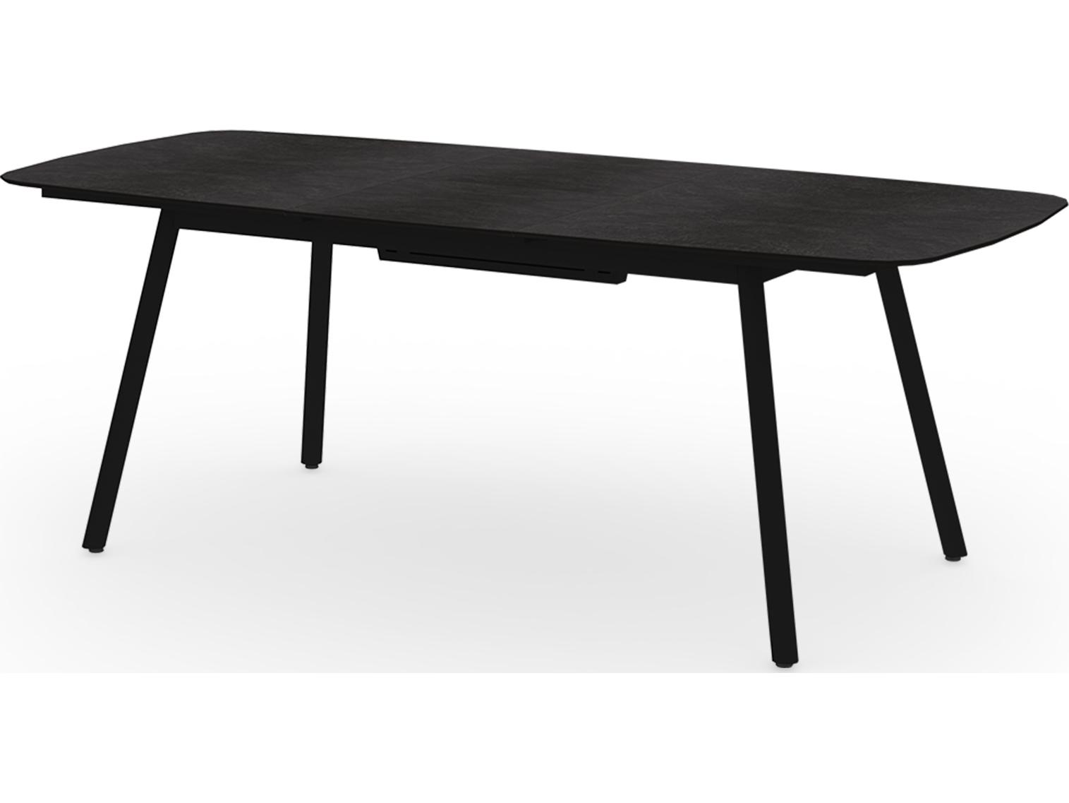 MamaGreen Zupy Aluminum Steel Rectangular Outdoor Dining Table with HPL Top