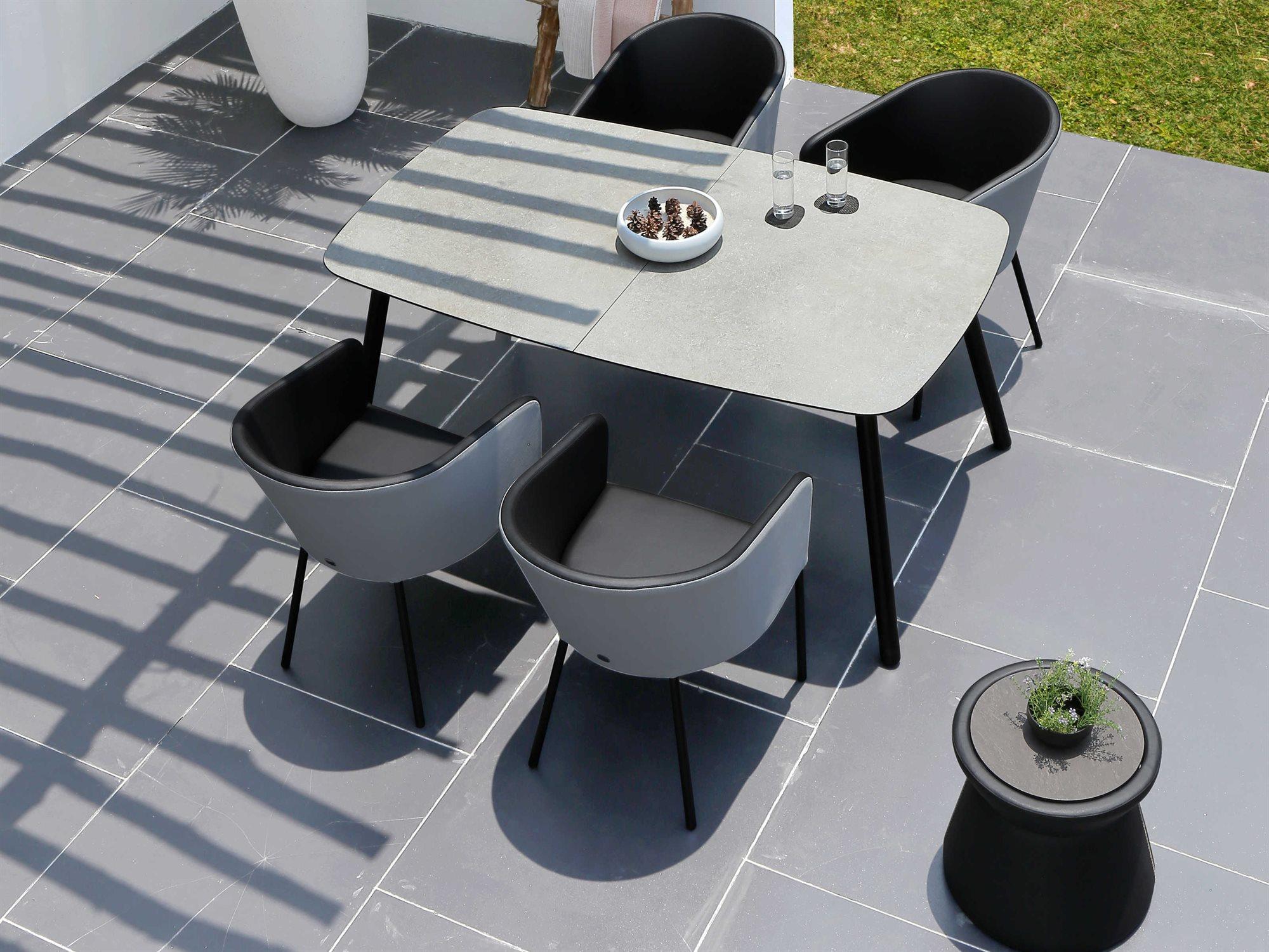 Mamagreen Zupy Aluminum Steel Patio Dining Set