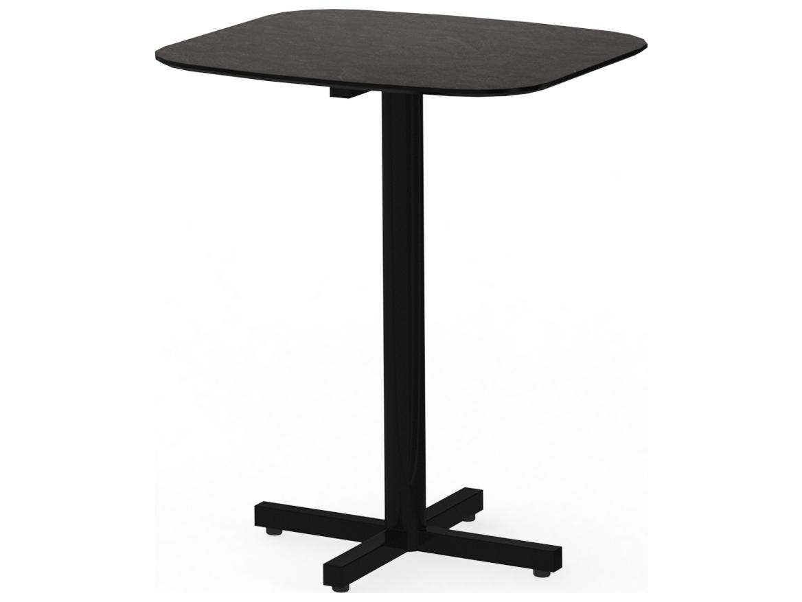 MamaGreen Zupy Steel Square Patio Bistro Table with HPL Top