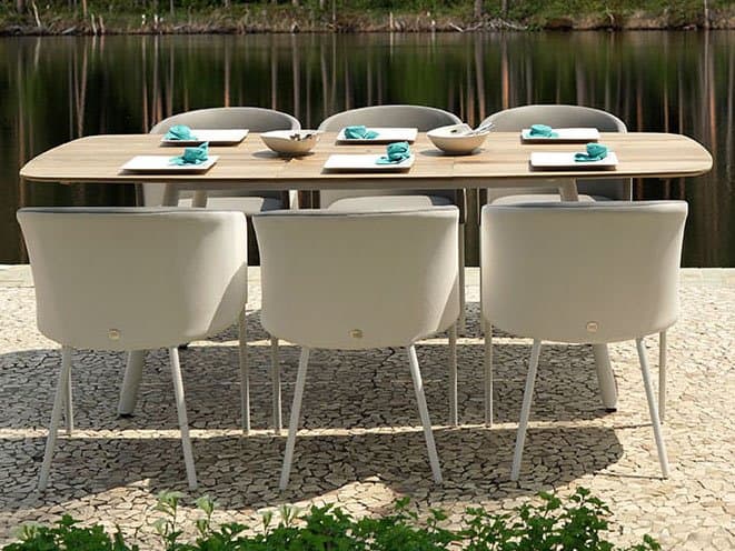 MamaGreen Zupy Aluminum Cushion Outdoor Dining Set