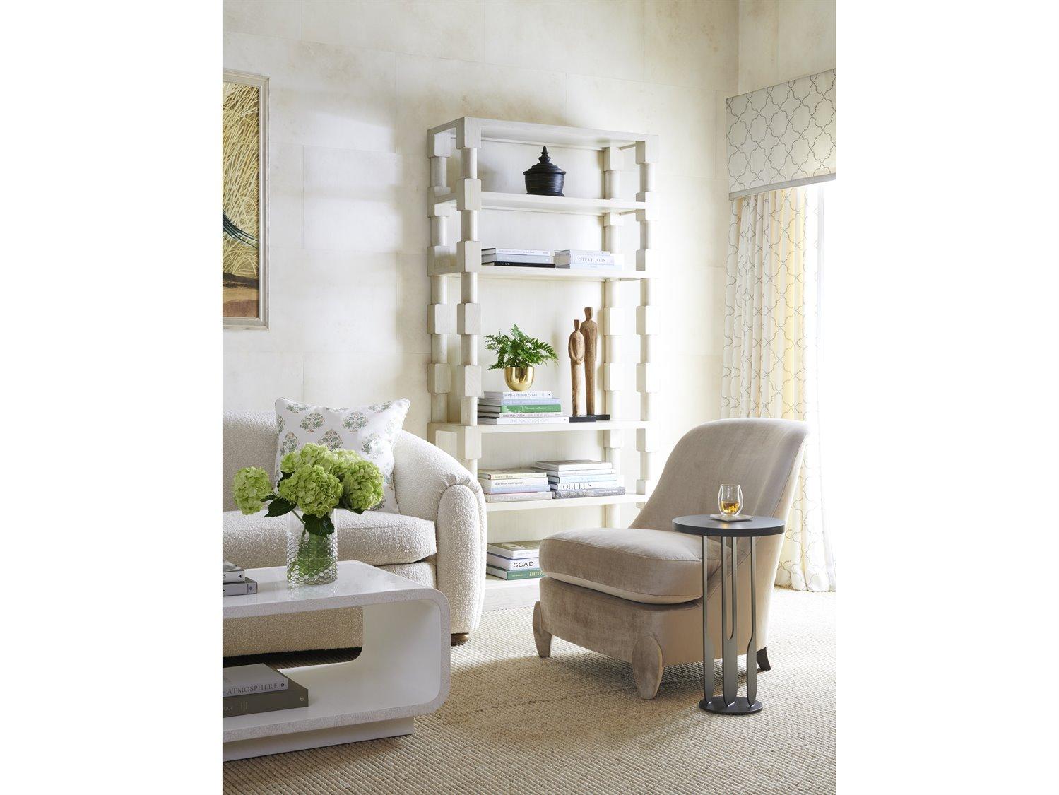 Mr. & Mrs. Howard Chatty Chair and Ottoman Set