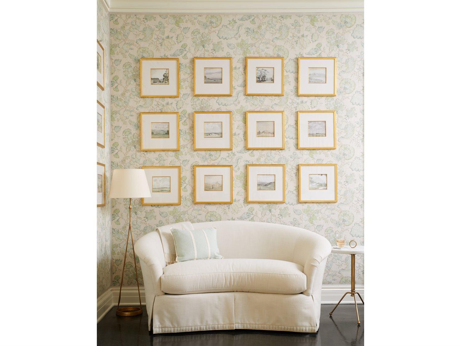 Mr. & Mrs. Howard Crescent Chair and Ottoman Set