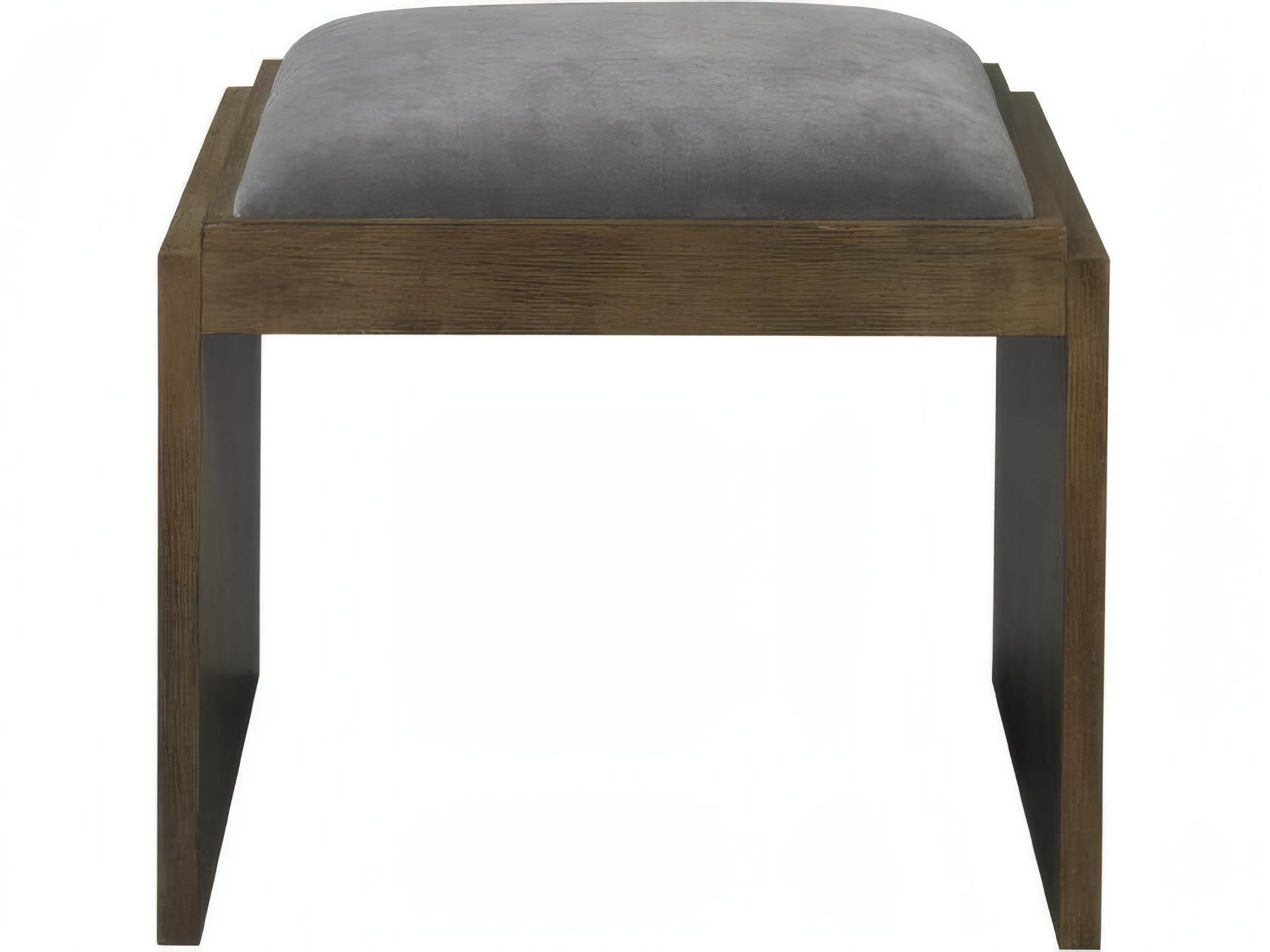 Mr. & Mrs. Howard Munstead Gray Upholstered Ottoman