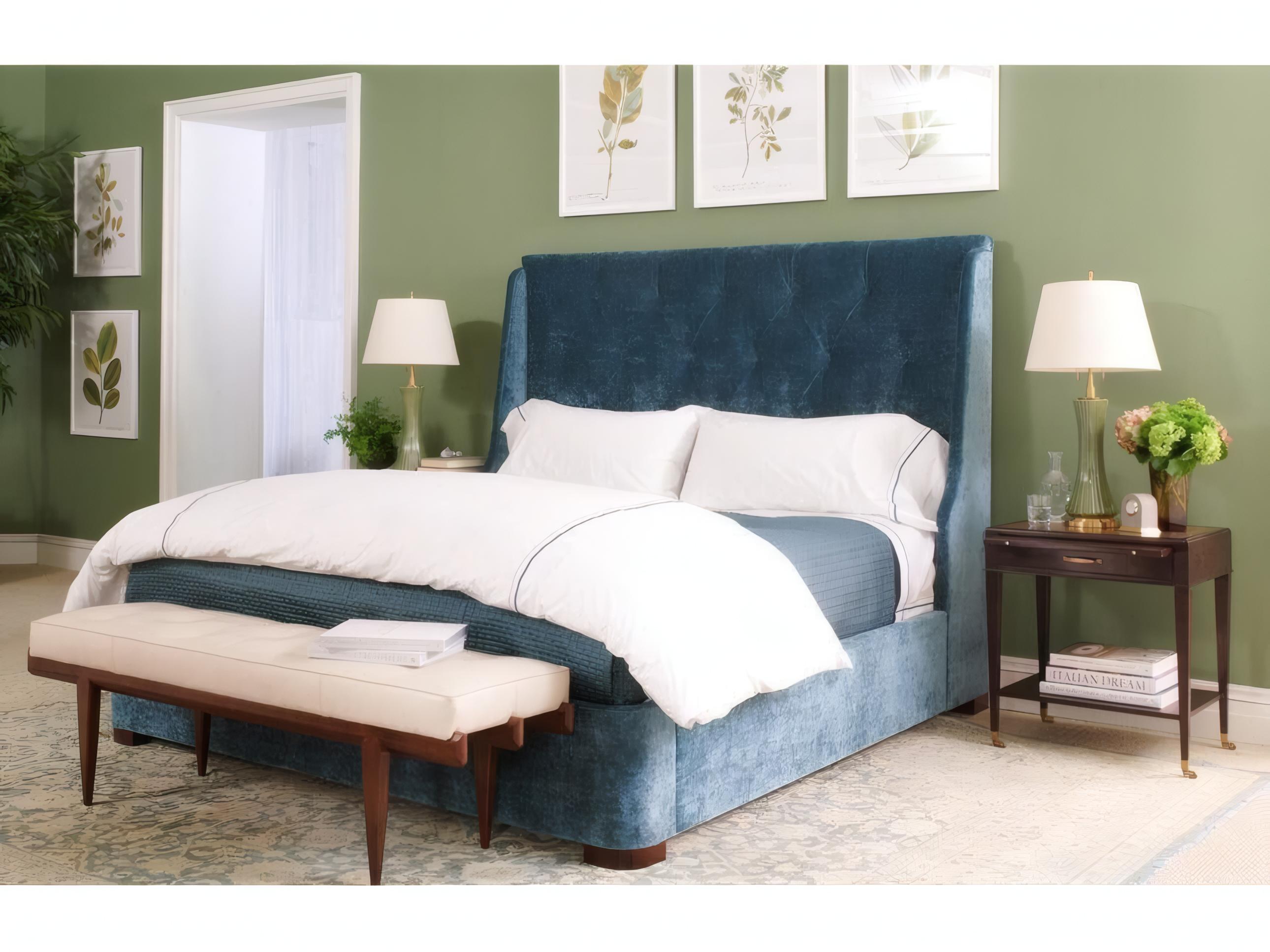 Mr. & Mrs. Howard Arne Beige Upholstered Accent Bench