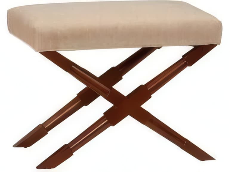 Mr. & Mrs. Howard Frank Beige Upholstered Accent Stool