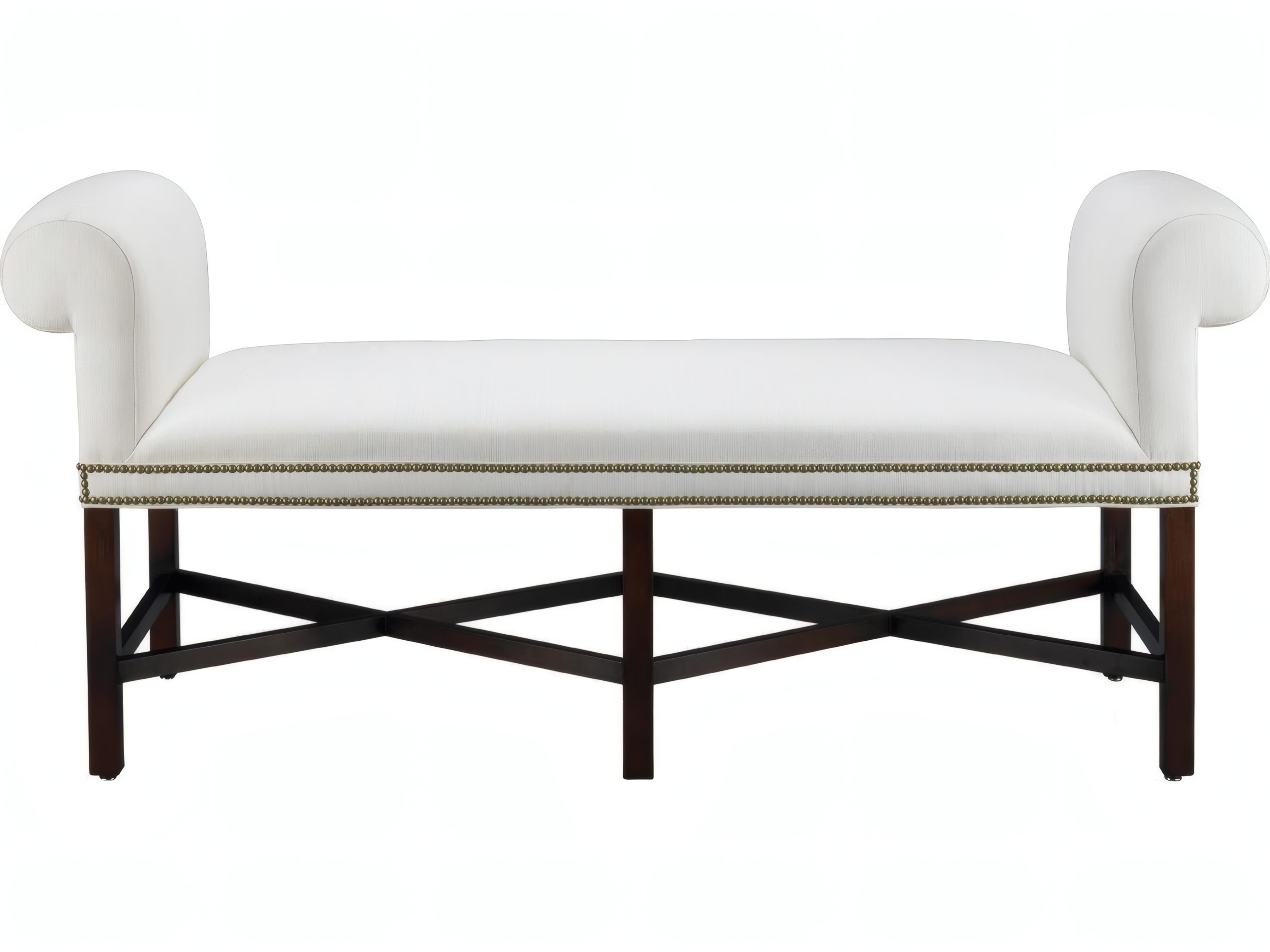 Mr. & Mrs. Howard Armagnac Beige Upholstered Accent Bench