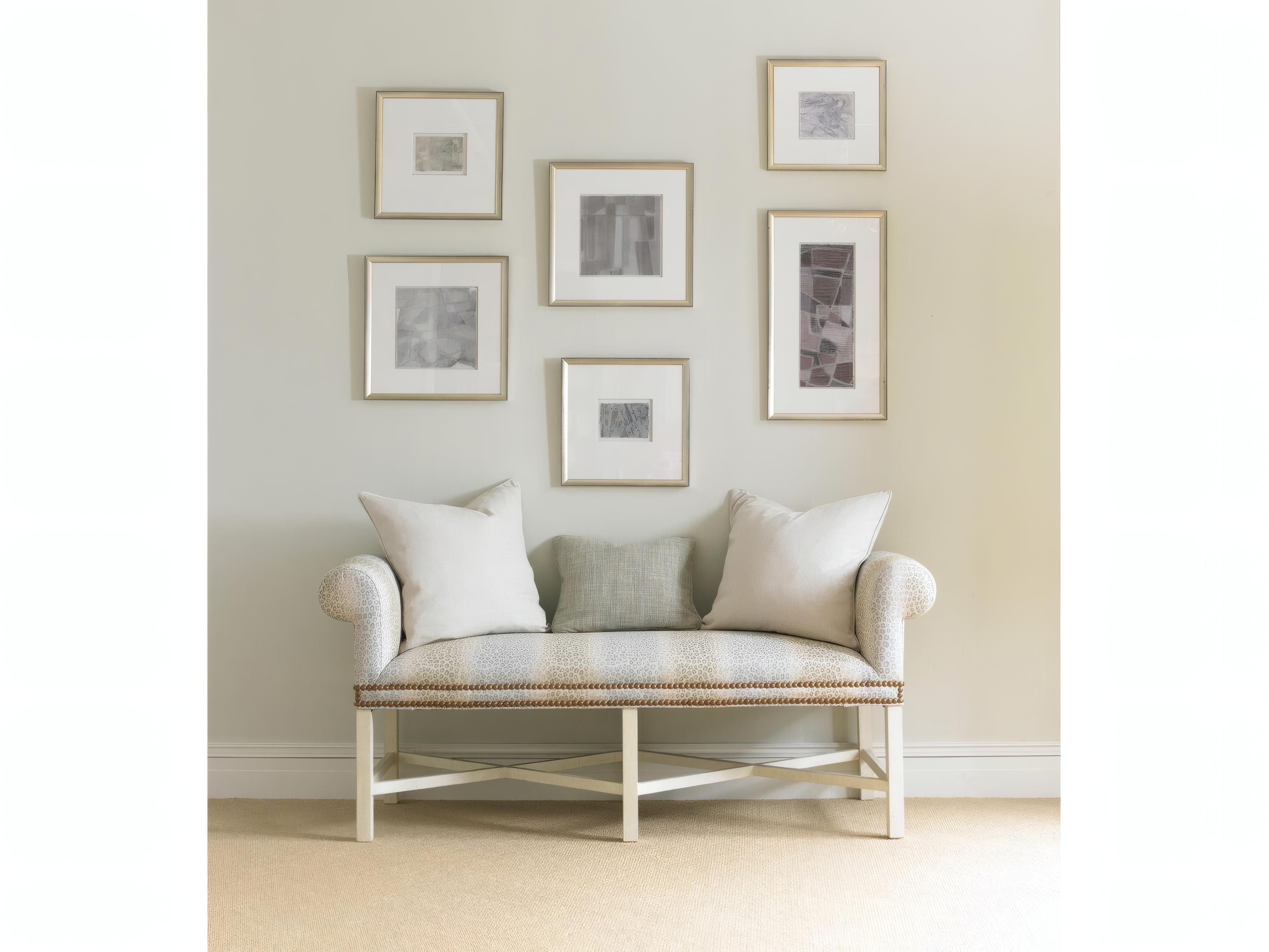 Mr. & Mrs. Howard Armagnac Beige Upholstered Accent Bench