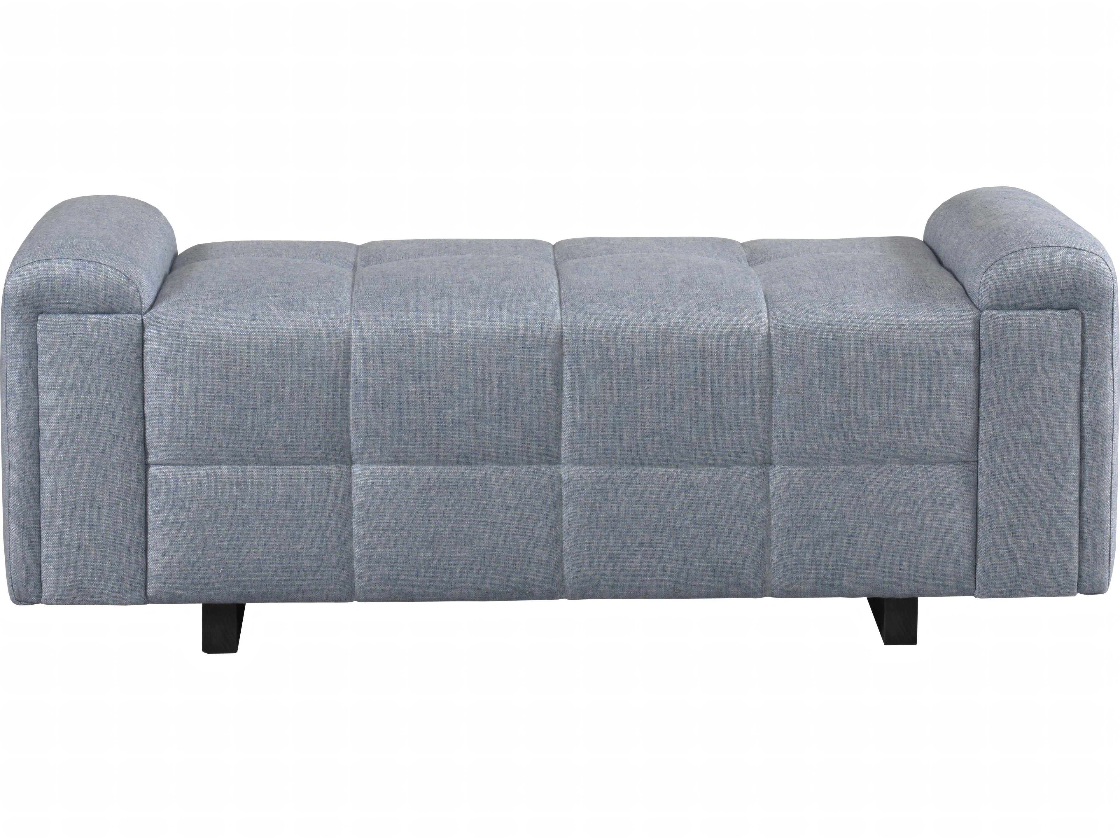 Mr. & Mrs. Howard Philip Blue Upholstered Accent Bench