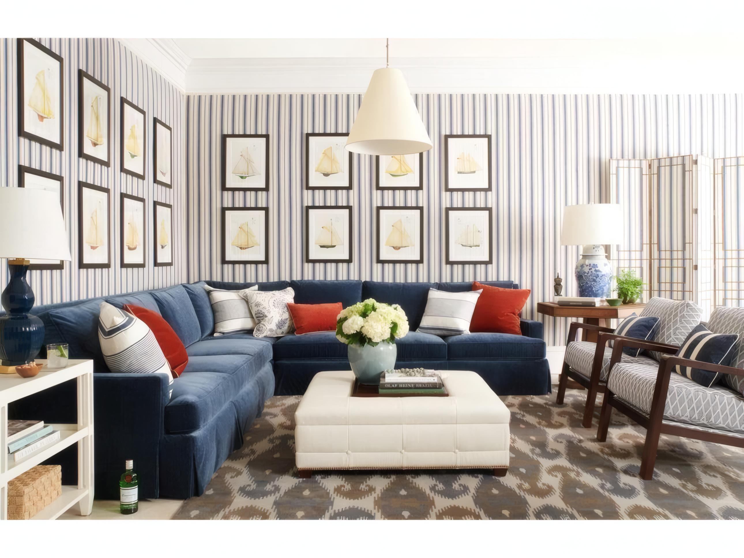 Mr. & Mrs. Howard Avino Upholstered Ottoman