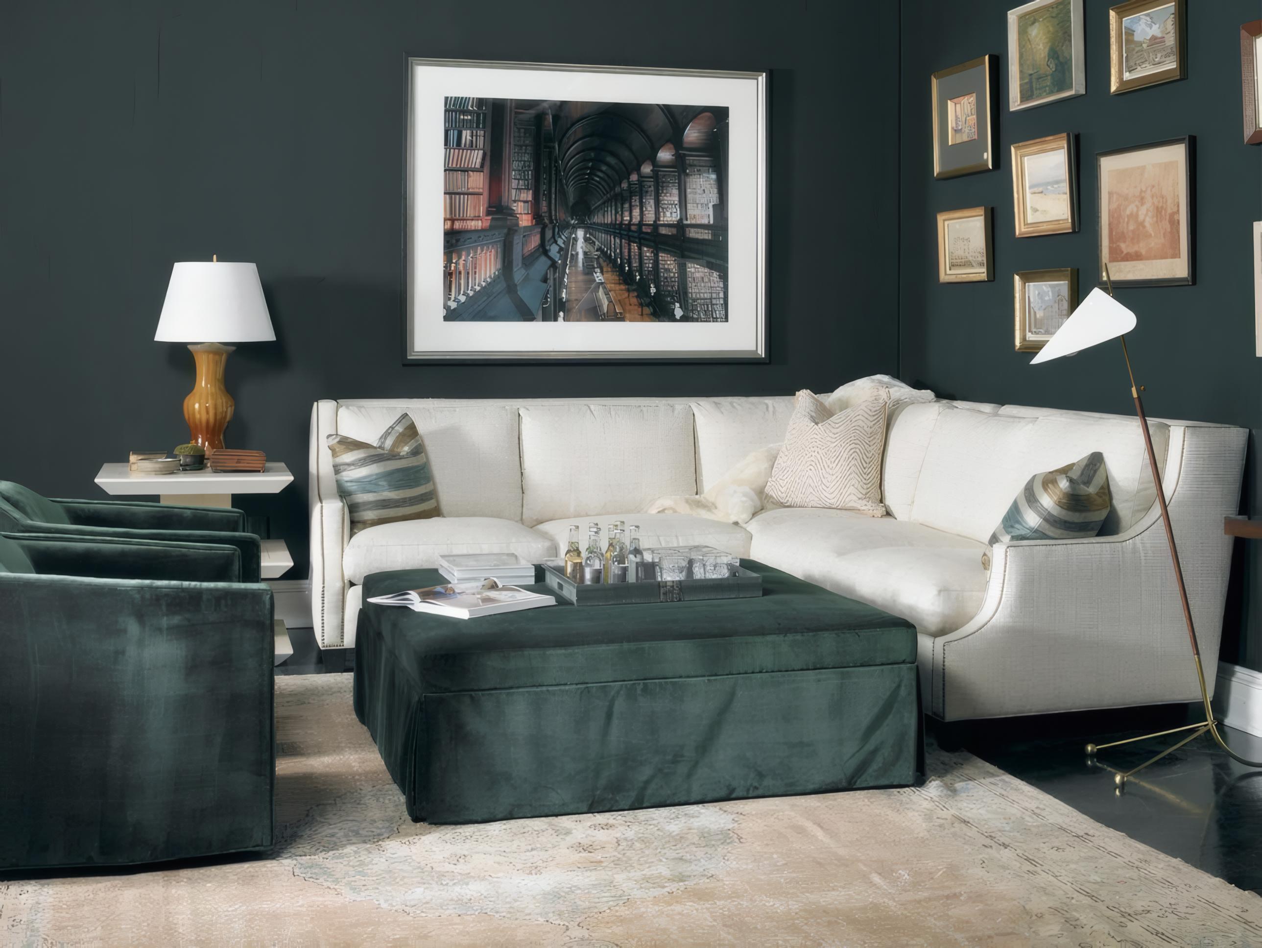 Mr. & Mrs. Howard Zane Upholstered Ottoman