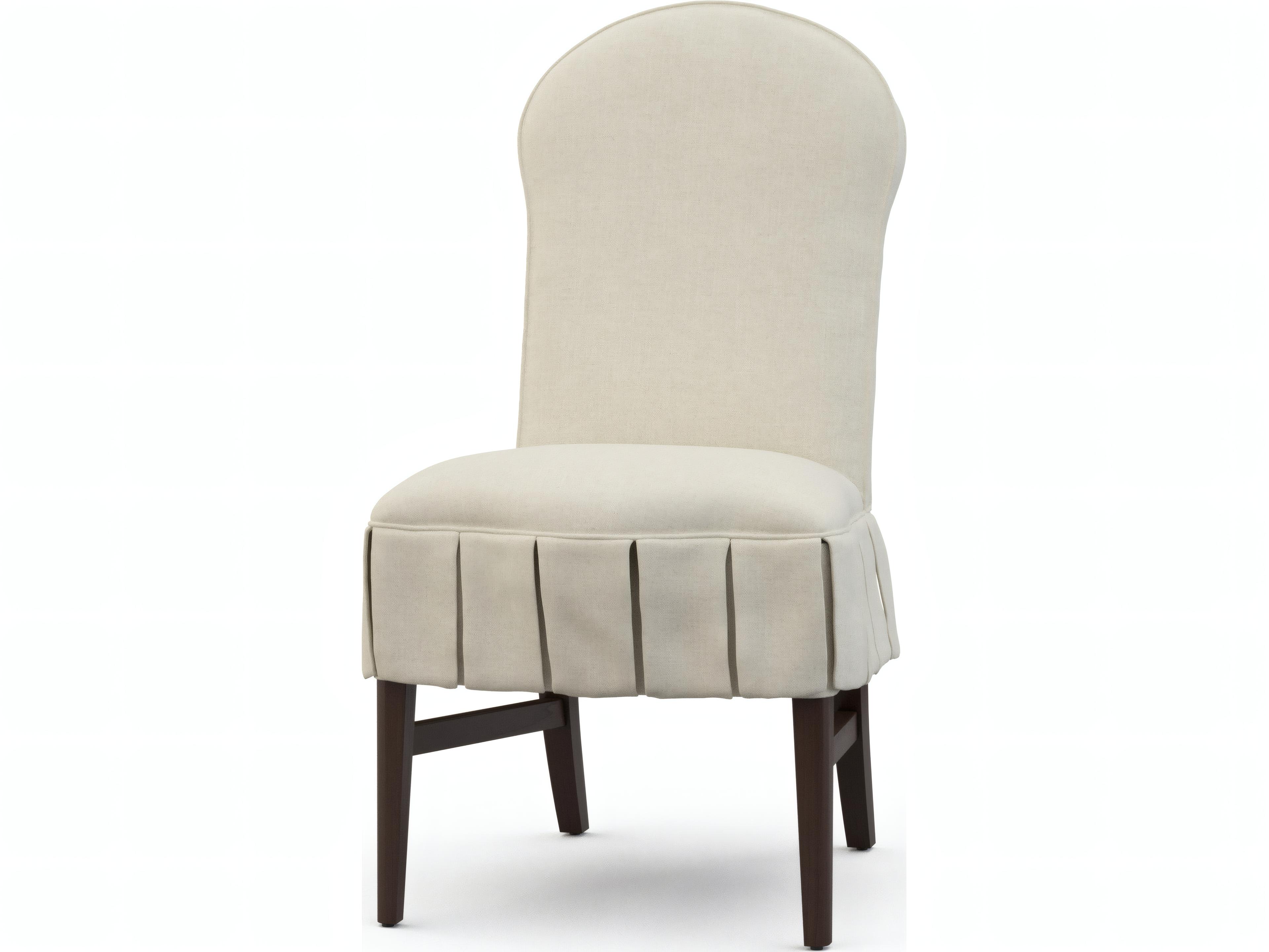 Mr. & Mrs. Howard May Hardwood Black Upholstered Armless Dining Chair