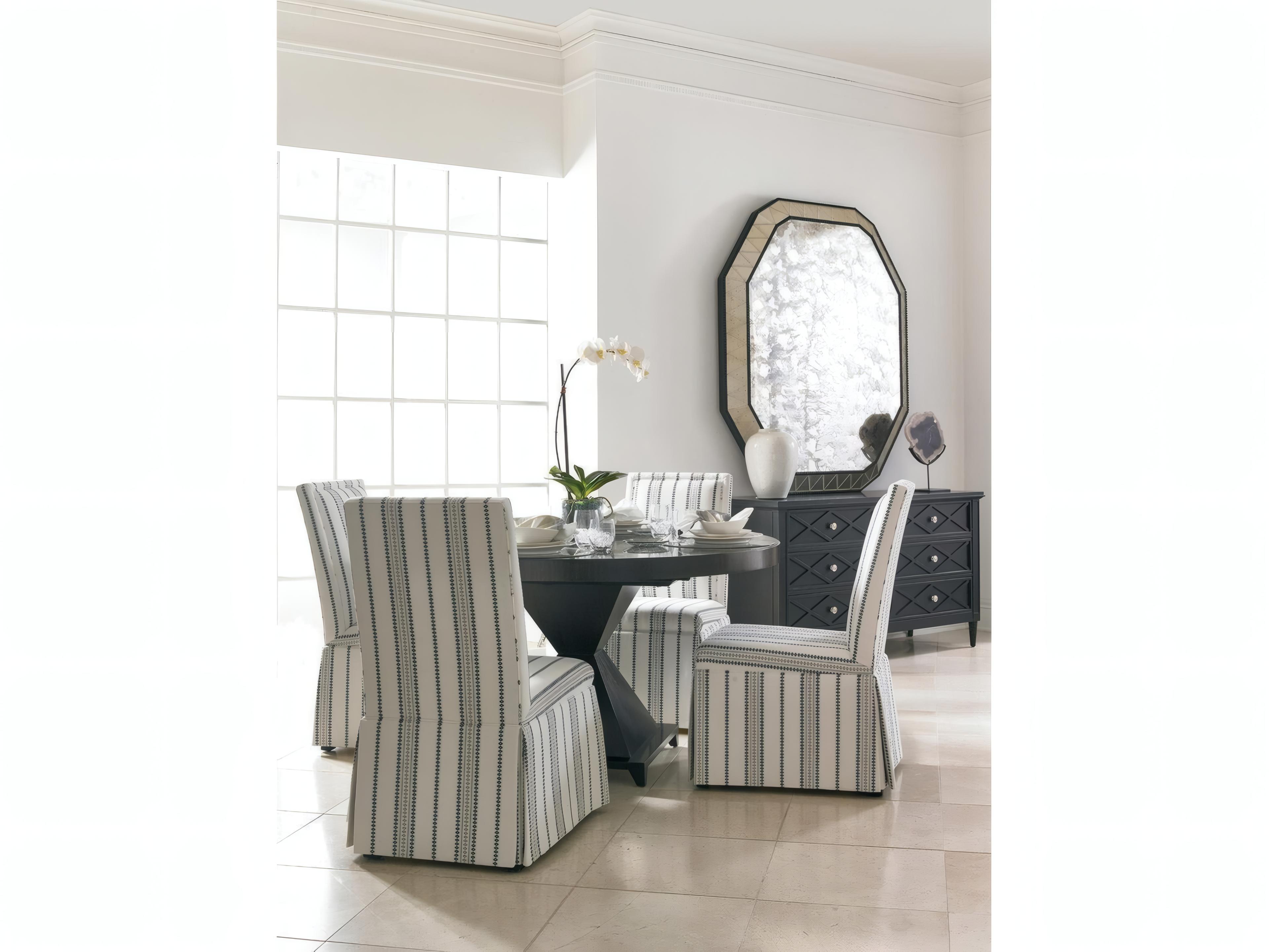 Mr. & Mrs. Howard Pablo Hardwood Natural Upholstered Armless Dining Chair