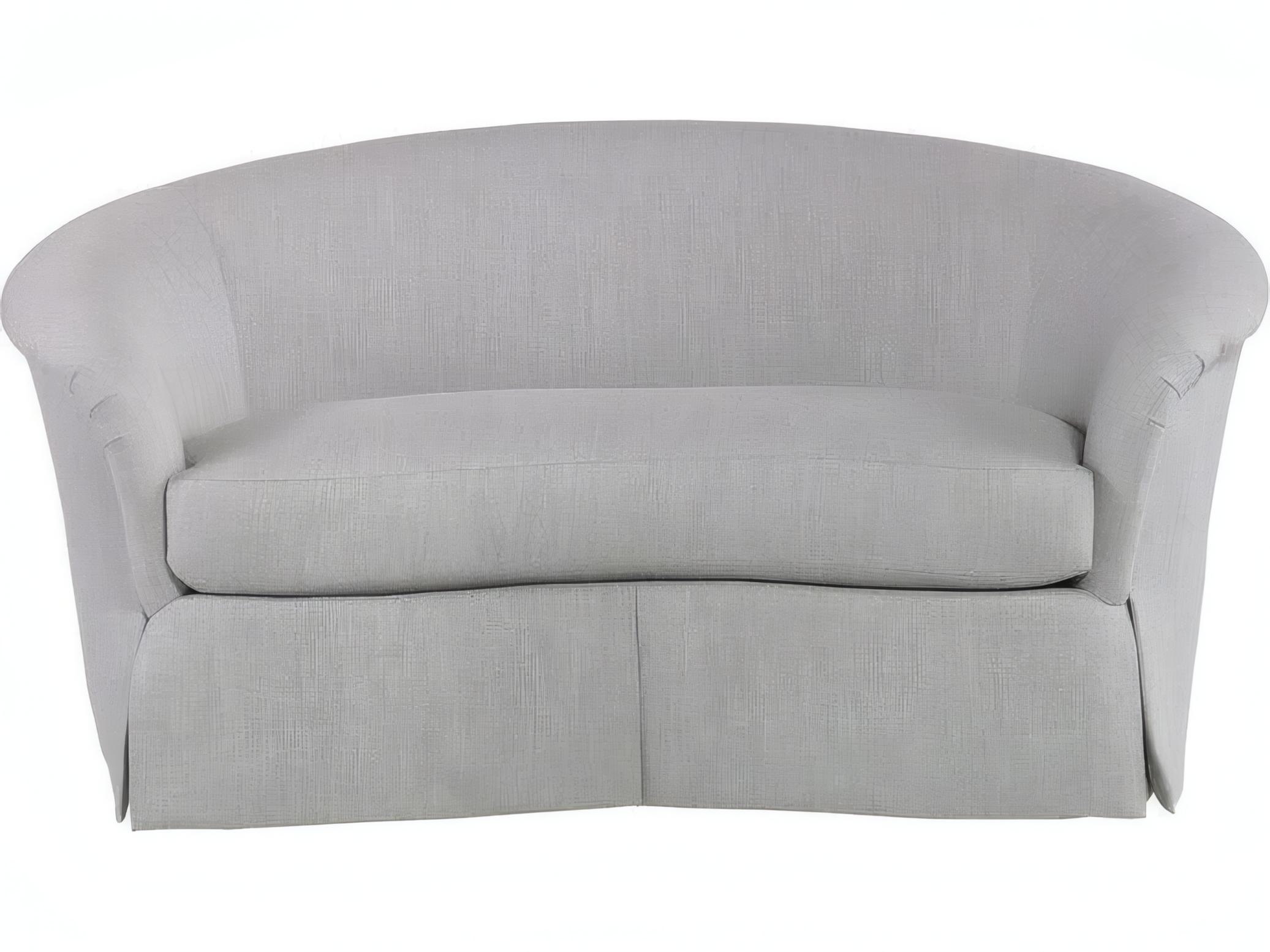 Mr. & Mrs. Howard Crescent Upholstered Loveseat