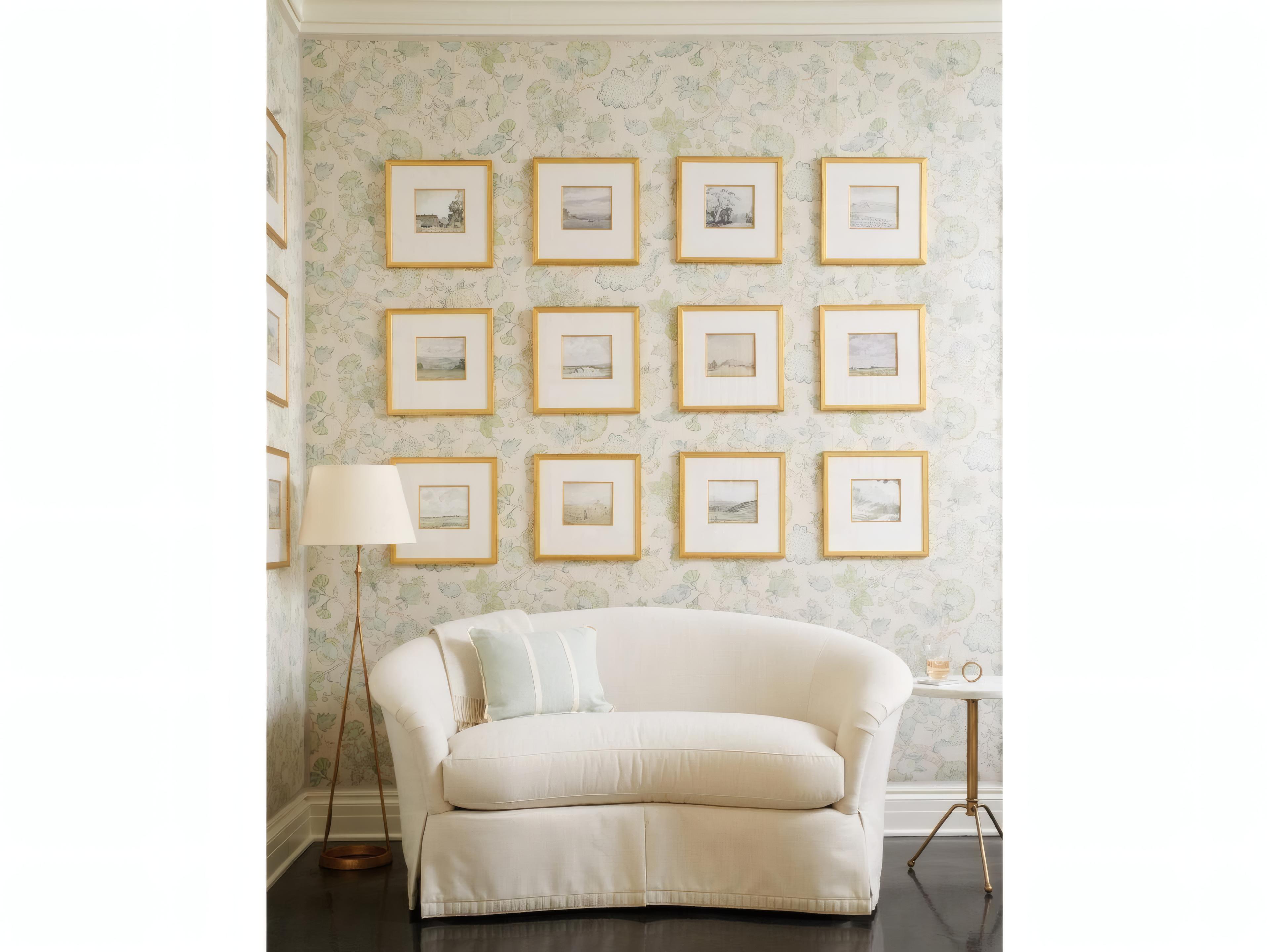 Mr. & Mrs. Howard Crescent Upholstered Loveseat