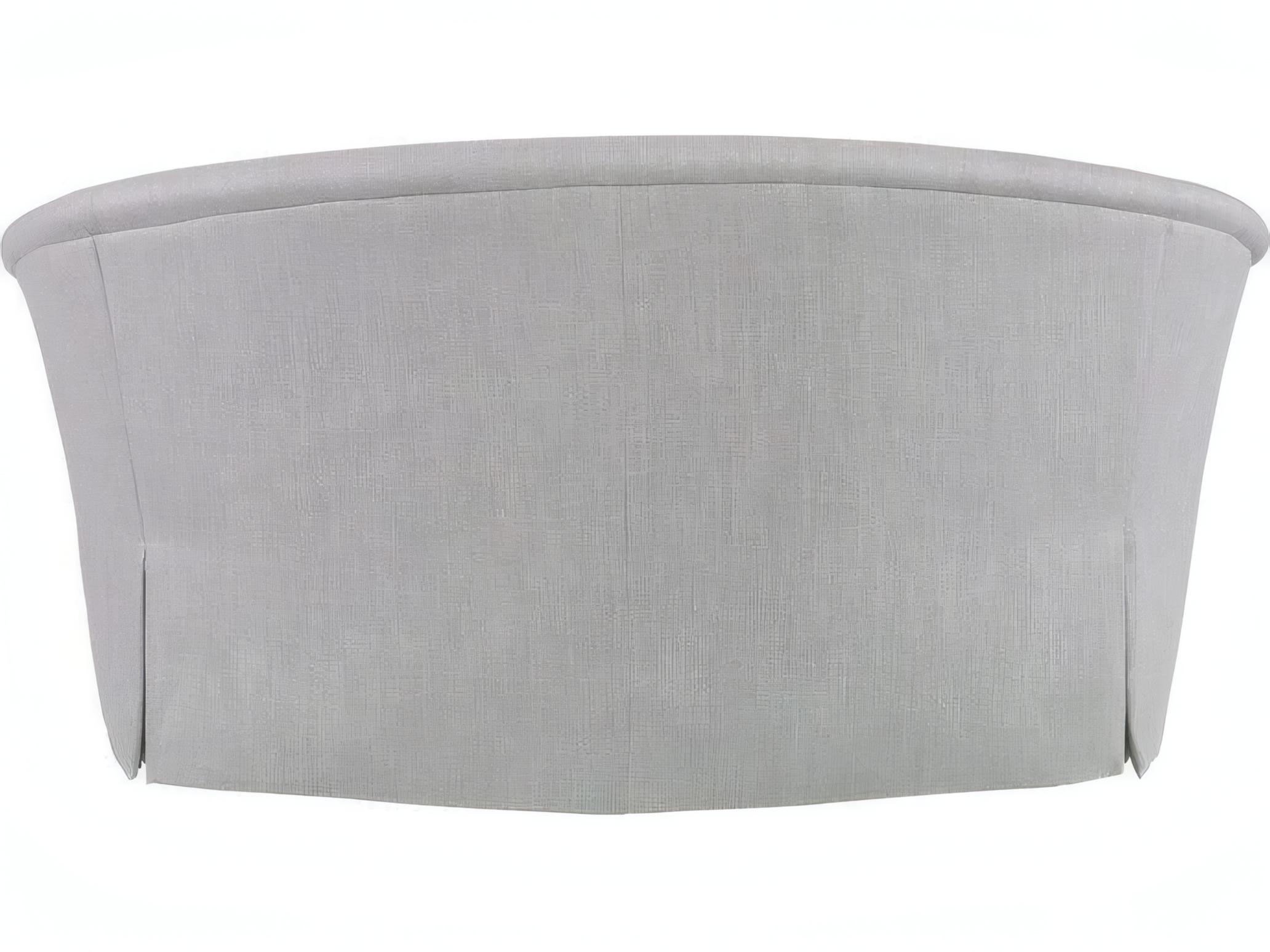 Mr. & Mrs. Howard Crescent Gray Upholstered Loveseat