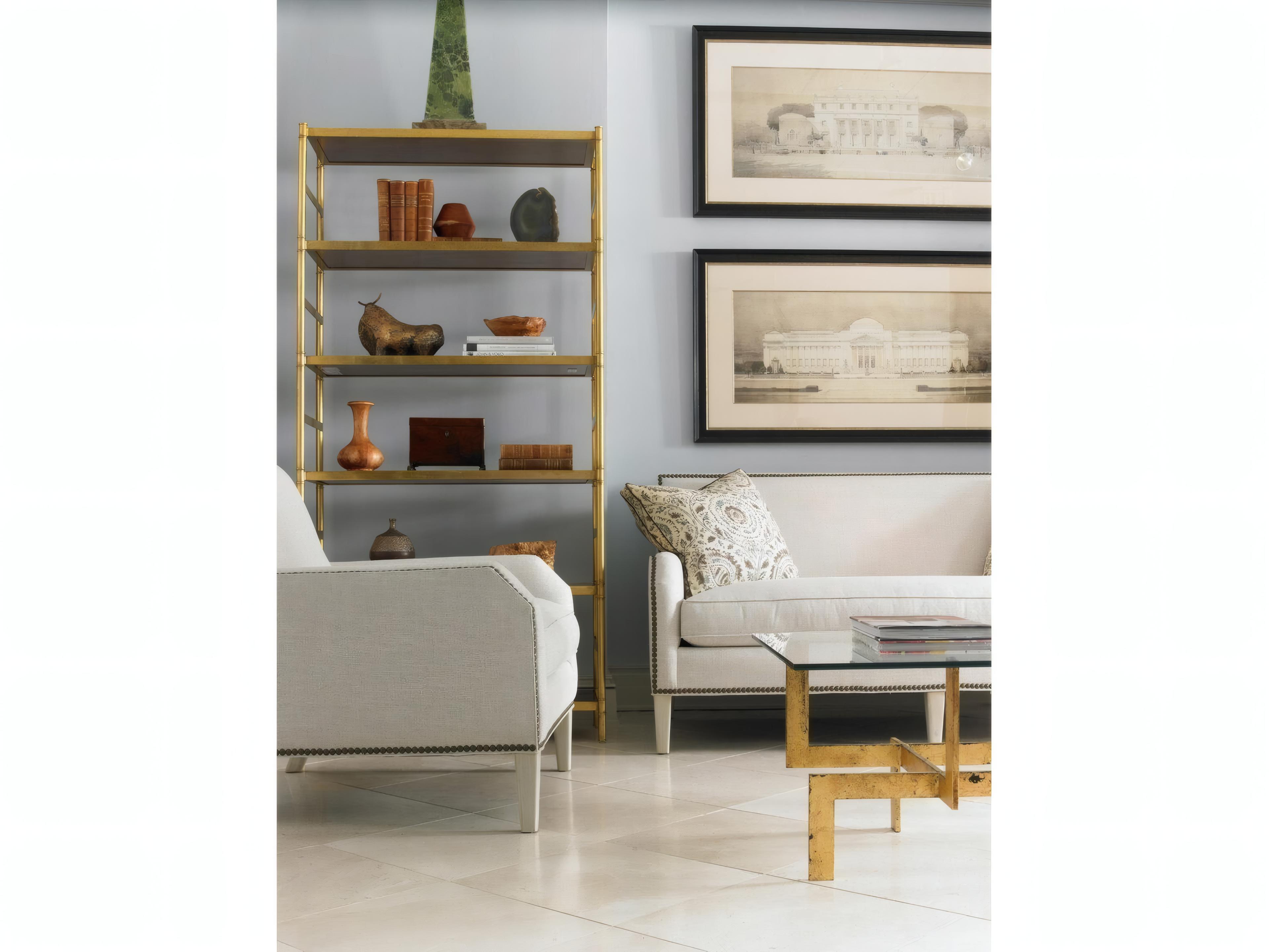 Mr. & Mrs. Howard Parker Beige Upholstered Sofa