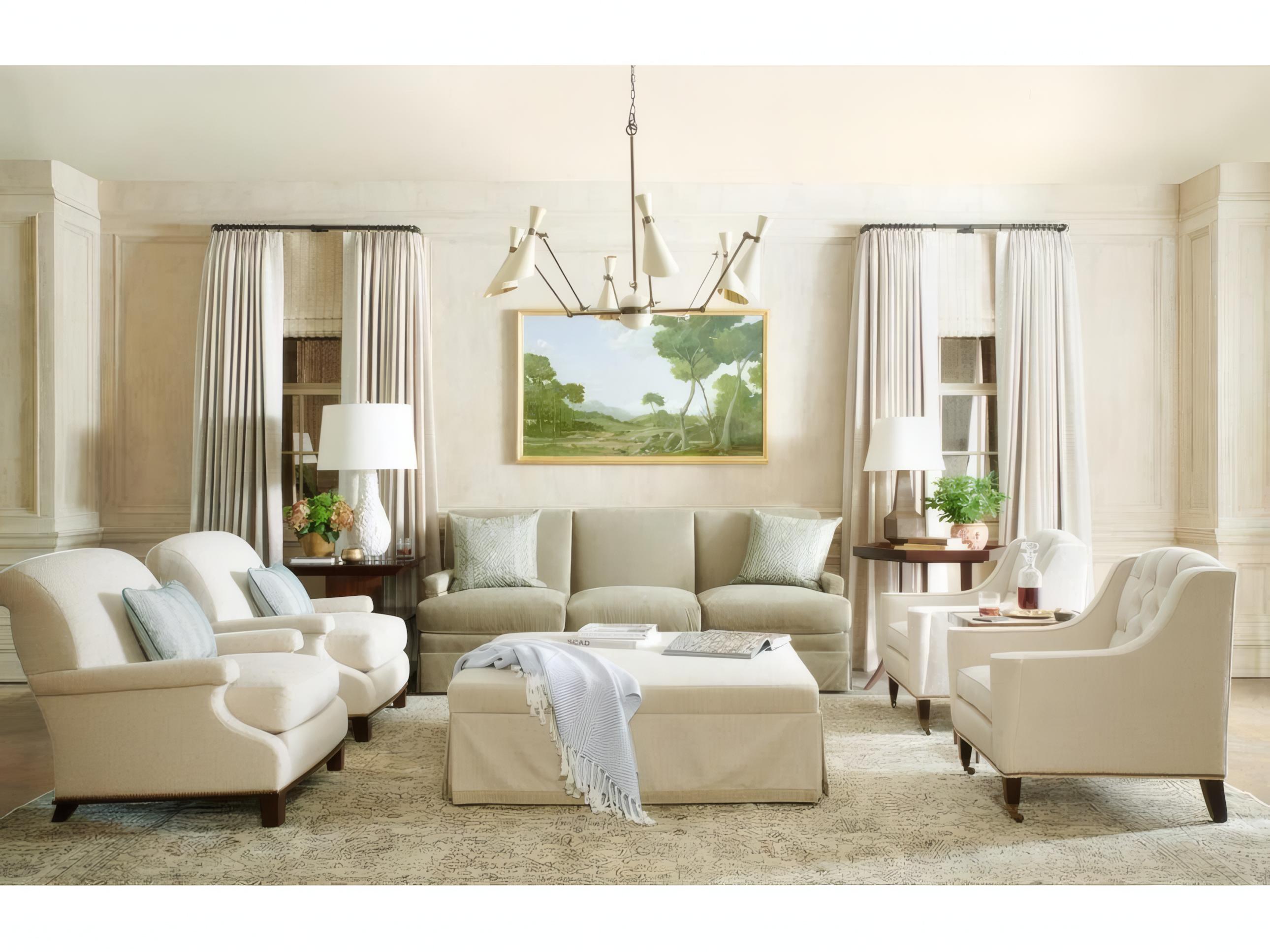 Mr. & Mrs. Howard Montmartre Beige Upholstered Sofa