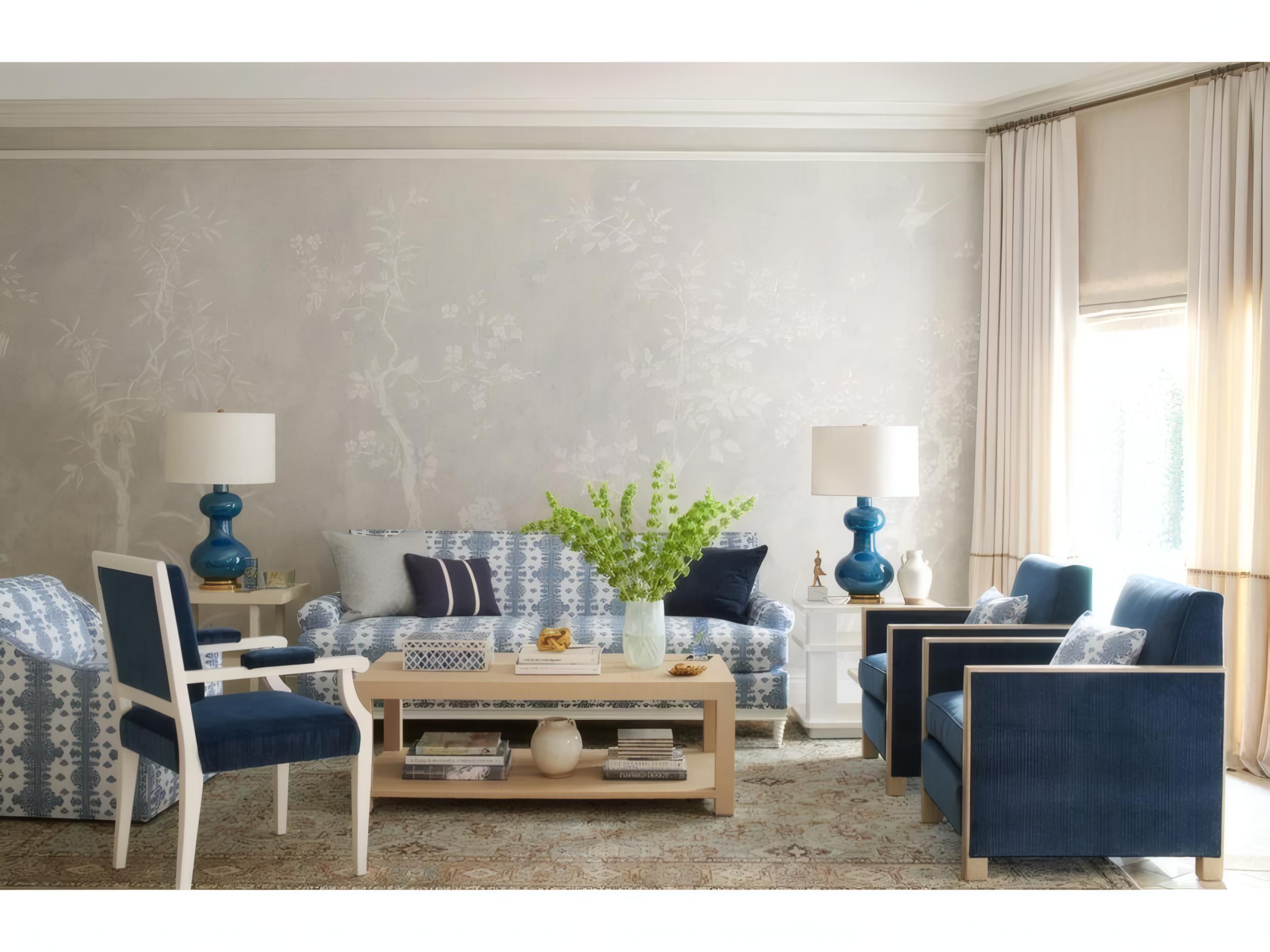 Mr. & Mrs. Howard Paris Gray Upholstered Sofa